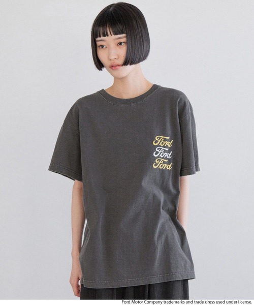 yuw(ユウ)の「Ford tee 251917(Tシャツ/カットソー・レディース・ブラック/グレー・FREE)」の9枚目の写真