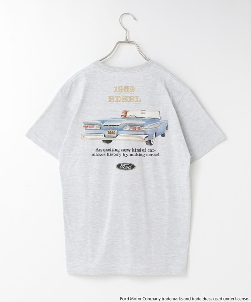 yuw(ユウ)の「Ford tee 251917(Tシャツ/カットソー・レディース・ブラック/グレー・FREE)」の14枚目の写真