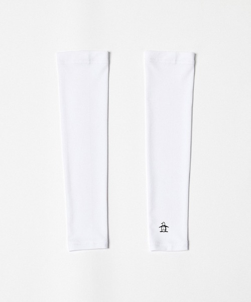 MUNSINGWEAR(マンシングウェア)の「『サンスクリーン NIR』UVアームカバー(アームカバー・レディース・ネイビー/ブラック/ホワイト・F)」の1枚目の写真