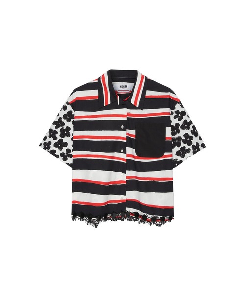 MSGM - MSGM ブラウス Amazon | MSGM レディース レースブラウス, オフホワイト, 4