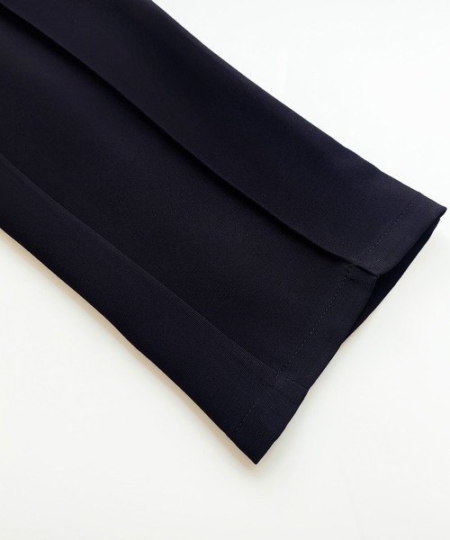 Cinderella（シンデレラ）の「パンツドレス パンツスーツ セットアップ 結婚式 フォーマル 同窓会 謝恩会 長袖 発表会 大きいサイズ オケージョン カジュアル 卒業式 二次会 入学式 パーティードレス 服装（パンツドレス・レディース・ネイビー/ベージュ/ブラック・LARGE/X-LARGE/MEDIUM）」の7枚目の写真