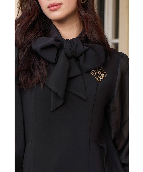 Cinderella（シンデレラ）の「パンツドレス パンツスーツ セットアップ 結婚式 フォーマル 同窓会 謝恩会 長袖 発表会 大きいサイズ オケージョン カジュアル 卒業式 二次会 入学式 パーティードレス 服装（パンツドレス・レディース・ネイビー/ベージュ/ブラック・LARGE/X-LARGE/MEDIUM）」の22枚目の写真