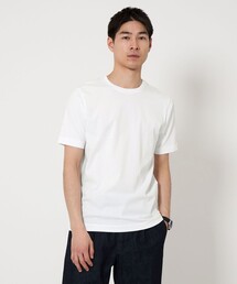green label relaxing | LONG FIBER COTTON クリア クルーネック 半袖 Tシャツ(Tシャツ/カットソー)
