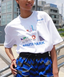 SPALDING（スポルディング）の「【SPALDING/スポルディング】Tシャツ サウスパーク オン ザ コート/サウスパークコラボ吸水速乾UVカット半袖Tシャツ（Tシャツ/カットソー・メンズ）」