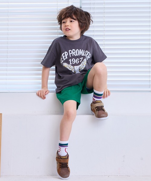 Life Support Products（ライフサポートプロダクツ）の「ポプリンベイカーショートパンツ（その他パンツ・キッズ・ベージュ/カーキ/チャコール/グリーン/オフホワイト/モカ・100/95/90/80/150/140/130/120/110）」の16枚目の写真