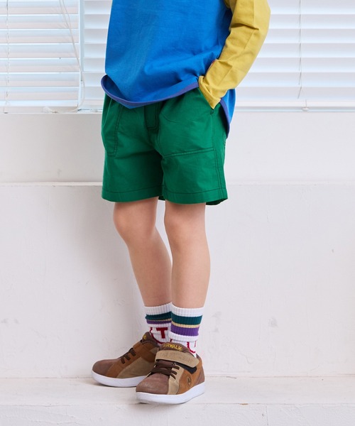 Life Support Products（ライフサポートプロダクツ）の「ポプリンベイカーショートパンツ（その他パンツ・キッズ・ベージュ/カーキ/チャコール/グリーン/オフホワイト/モカ・100/95/90/80/150/140/130/120/110）」の14枚目の写真