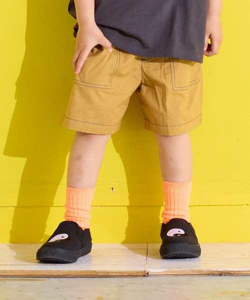 Life Support Products（ライフサポートプロダクツ）の「ポプリンベイカーショートパンツ（その他パンツ・キッズ・ベージュ/カーキ/チャコール/グリーン/オフホワイト/モカ・100/95/90/80/150/140/130/120/110）」の17枚目の写真