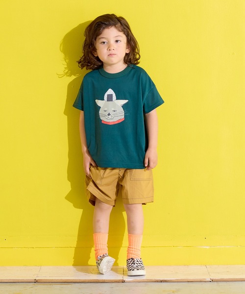 Life Support Products（ライフサポートプロダクツ）の「ポプリンベイカーショートパンツ（その他パンツ・キッズ・ベージュ/カーキ/チャコール/グリーン/オフホワイト/モカ・100/95/90/80/150/140/130/120/110）」の18枚目の写真