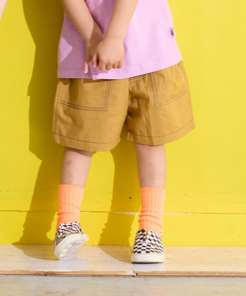Life Support Products（ライフサポートプロダクツ）の「ポプリンベイカーショートパンツ（その他パンツ・キッズ・ベージュ/カーキ/チャコール/グリーン/オフホワイト/モカ・100/95/90/80/150/140/130/120/110）」の19枚目の写真