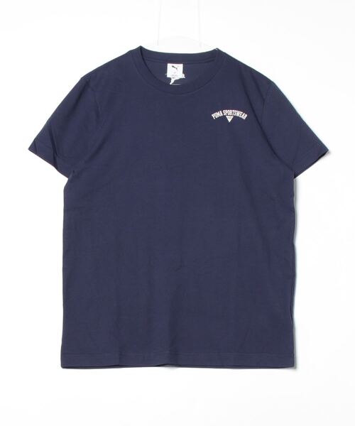 PUMA(プーマ)の「【別注】プーマ PUMA SS コットン ワンポイント Tシャツ_ 限定コラボ(Tシャツ/カットソー・メンズ・ネイビー/サンドグレー/ホワイト・S/M/L/LL/3L)」の3枚目の写真