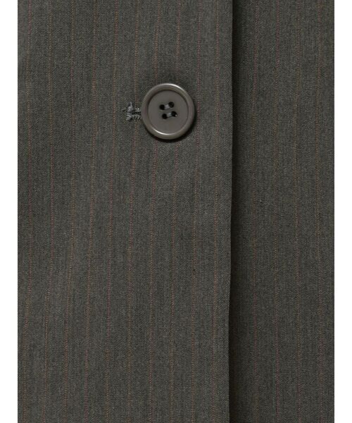 dazzlin(ダズリン)の「フリルジャケット(テーラードジャケット・レディース・チャコールグレー/グレー・FREE)」の3枚目の写真