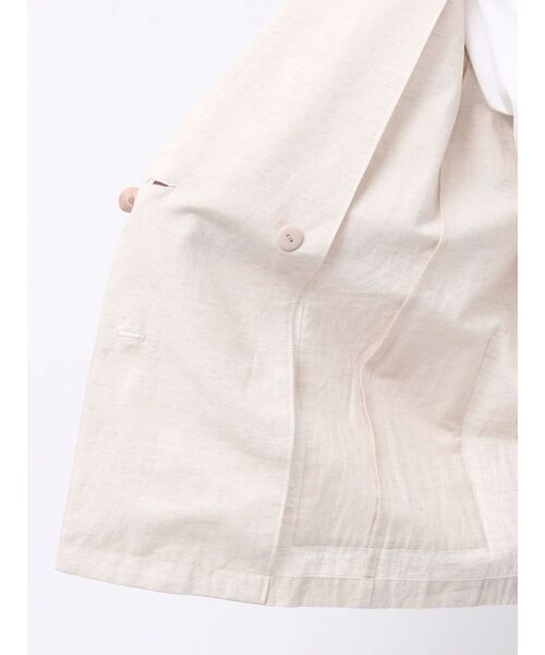 Ungrid（アングリッド）の「ハーフスリーブシャツジャケット（シャツ/ブラウス・レディース・アイボリー/キャメル・FREE）」の18枚目の写真