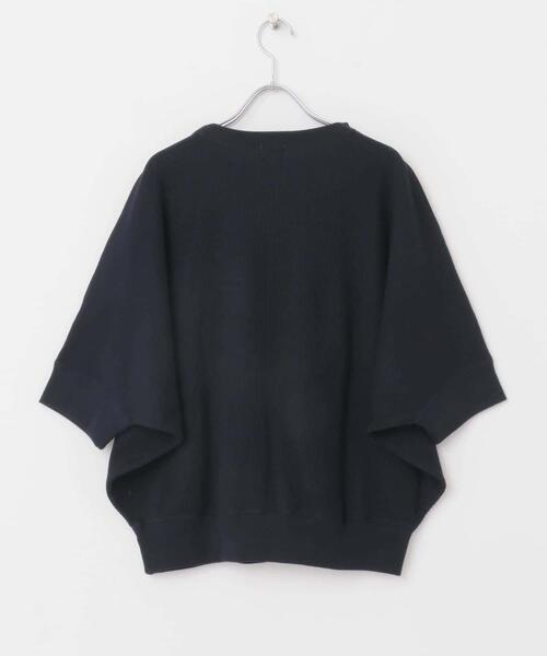URBAN RESEARCH DOORS(アーバンリサーチドアーズ)の「タックフライスワイドTシャツ(Tシャツ/カットソー・レディース・ミント/ネイビー/ホワイト系その他/ライトベージュ/ナチュラル/チャコールグレー/オレンジ系その他/ベージュ・MEDIUM)」の18枚目の写真