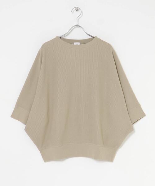 URBAN RESEARCH DOORS（アーバンリサーチドアーズ）の「タックフライスワイドTシャツ（Tシャツ/カットソー・レディース・ミント/ネイビー/ホワイト系その他/ライトベージュ/ナチュラル/チャコールグレー/オレンジ系その他/ベージュ・MEDIUM）」の18枚目の写真