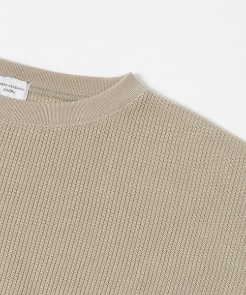 URBAN RESEARCH DOORS（アーバンリサーチドアーズ）の「タックフライスワイドTシャツ（Tシャツ/カットソー・レディース・ミント/ネイビー/ホワイト系その他/ライトベージュ/ナチュラル/チャコールグレー/オレンジ系その他/ベージュ・MEDIUM）」の19枚目の写真