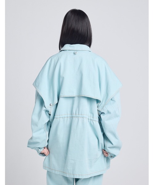 Little sunny bite(リトルサニーバイト)の「《Little sunny bite》twill jacket(その他アウター・レディース・ブラック/ブルー/ピンク・MEDIUM/SMALL)」の19枚目の写真