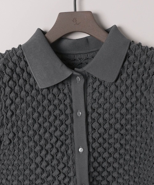 eL(エル)の「【eL】7G Toge Toge Polo/319672(カーディガン/ボレロ・レディース・グレー/ブルー/イエロー・FREE)」の14枚目の写真