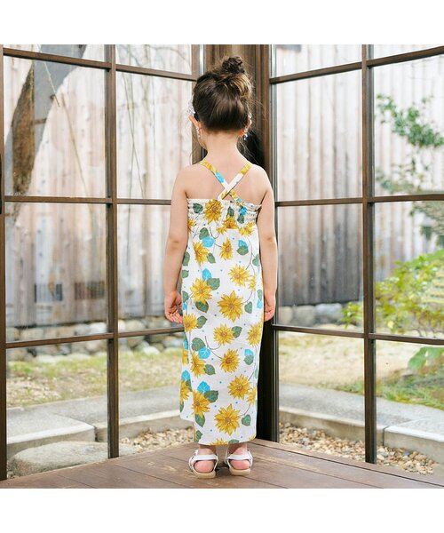 apres les cours（アプレレクール）の「【リンク/3点セット】アプレのはんなり浴衣_ジュニア対応（浴衣・キッズ・アイボリー/サックスブルー/ラベンダー/ネイビー/ピンク・150/140/130/120/110/100）」の21枚目の写真