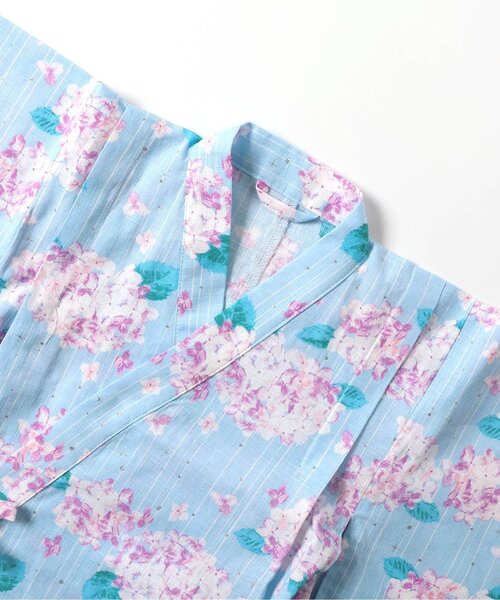 apres les cours（アプレレクール）の「【リンク/3点セット】アプレのはんなり浴衣_ジュニア対応（浴衣・キッズ・アイボリー/サックスブルー/ラベンダー/ネイビー/ピンク・150/140/130/120/110/100）」の15枚目の写真