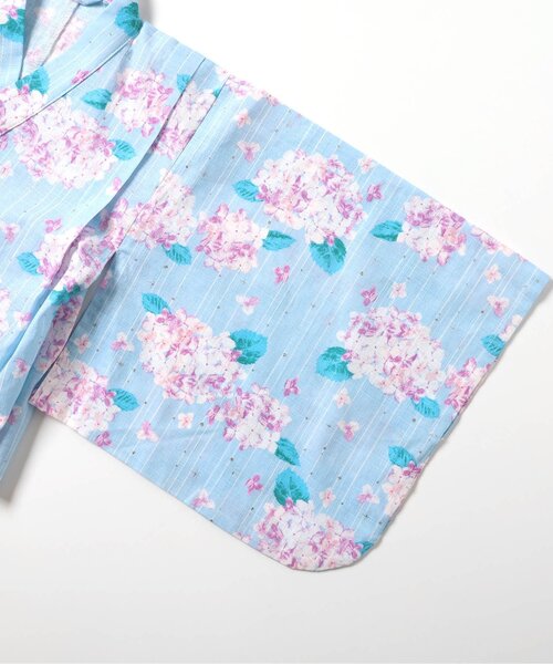 apres les cours（アプレレクール）の「【リンク/3点セット】アプレのはんなり浴衣_ジュニア対応（浴衣・キッズ・アイボリー/サックスブルー/ラベンダー/ネイビー/ピンク・150/140/130/120/110/100）」の16枚目の写真