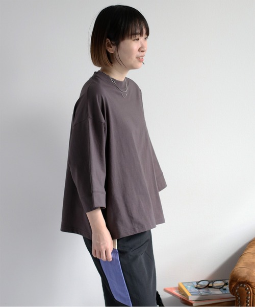 BEVERLY HILLS POLO CLUB(ビバリーヒルズポロクラブ)の「【BEVERLY HILLS POLO CLUB】ワイドスリーブTee(Tシャツ/カットソー・レディース・サックスブルー/オフホワイト/チャコール/ベージュ・M)」の22枚目の写真