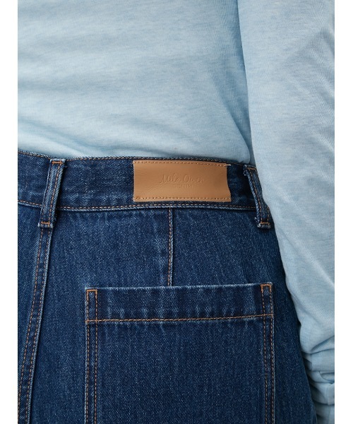 パッチポケットデザインシガレットデニム（その他パンツ）｜Mila Owen