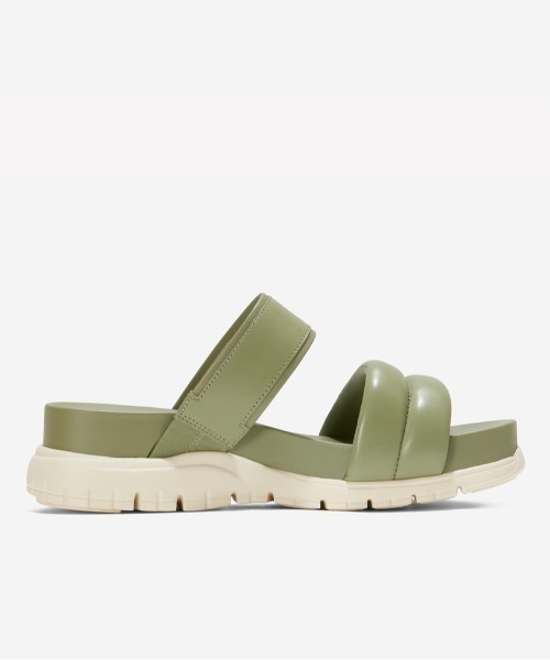 セール】ゼログランド ダブルバンド スライド サンダル womens
