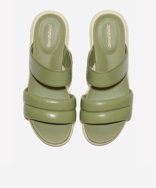 セール】ゼログランド ダブルバンド スライド サンダル womens