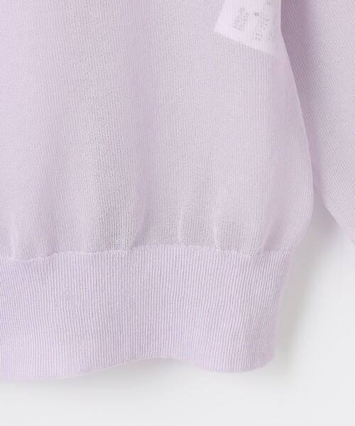 J.PRESS Ladies（J.プレス レディス）の「【洗える】SHEER LIGHT ニット ブルゾン（ブルゾン・レディース・ライトグレー系/ベージュ系/ふじ色系/ネイビー系・SMALL）」の21枚目の写真