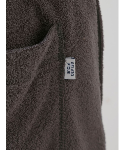 gelato pique（ジェラートピケ）の「【ONLINE限定】【HOMME】パイルロゴ刺繍Tシャツ&ハーフパンツ（ルームウェア/パジャマ・メンズ・ダークグレー/ネイビー/ブルー・MEDIUM/LARGE）」の10枚目の写真