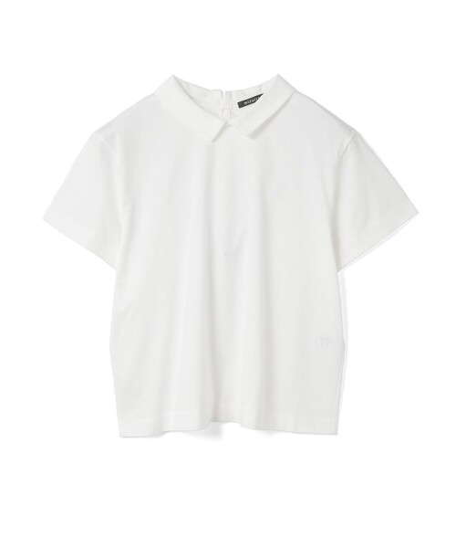 mizuiroind（ミズイロインド）の「mizuiro ind 襟付きTシャツ（Tシャツ/カットソー・レディース・ブラック/オフホワイト/グレー/チャコールグレー/ホワイト系その他2/ブラック系その他2・FREE）」の3枚目の写真