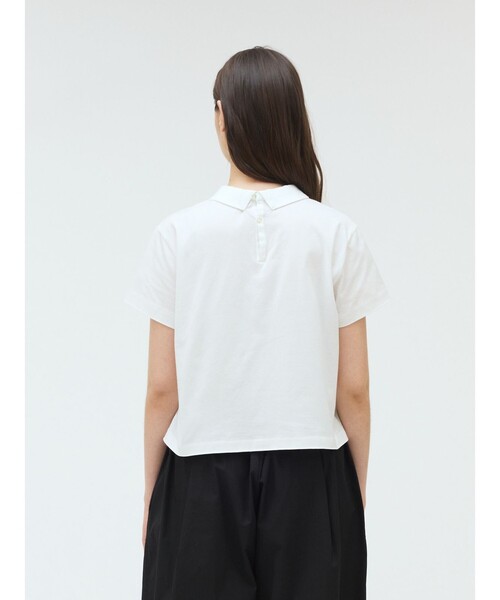 mizuiroind（ミズイロインド）の「mizuiro ind 襟付きTシャツ（Tシャツ/カットソー・レディース・ブラック/オフホワイト/グレー/チャコールグレー/ホワイト系その他2/ブラック系その他2・FREE）」の15枚目の写真