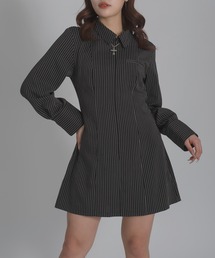 Calon mie(J~[)JACKET LIKE MINI ONE-PIECE / WPbgCN~js[X(`jbN)