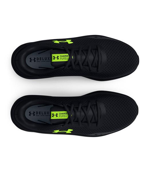 UNDER ARMOUR（アンダーアーマー）の「UAチャージド パスート3（ランニング/メンズ）（スニーカー・メンズ・ブラック系その他・28.0cm/25.0cm/27.0cm/25.5cm/28.5cm/29.0cm/30.0cm/26.5cm/27.5cm/26.0cm）」の4枚目の写真