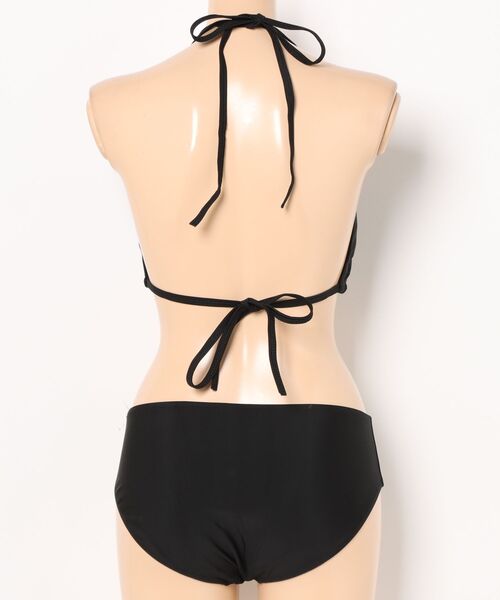4点セット】メッシュ ボレロ付き ホルター 三角 ビキニ（水着