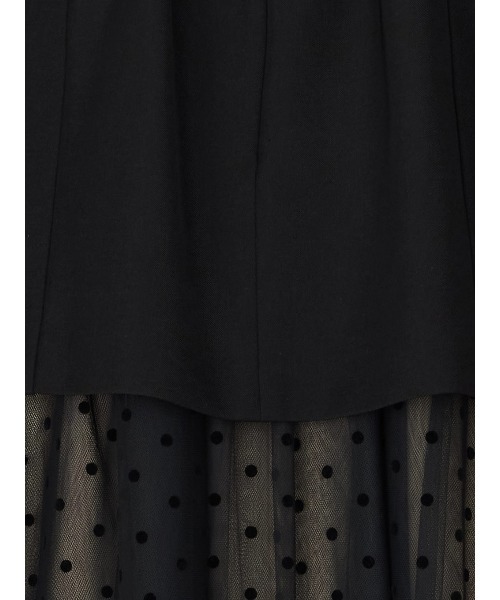 セール】CONSTRICTED TOP DOT TULLE SET DRESS（ワンピース）｜Ameri