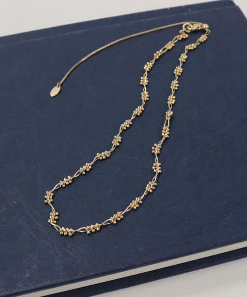 fredy emue（フレディエミュ）の「つぶつぶモチーフチェーンネックレス（ネックレス・レディース・ゴールド/シルバー・FREE）」の5枚目の写真