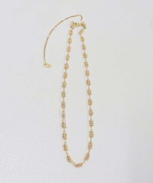 fredy emue（フレディエミュ）の「つぶつぶモチーフチェーンネックレス（ネックレス・レディース・ゴールド/シルバー・FREE）」の9枚目の写真
