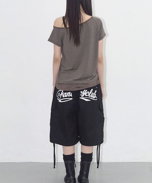 ☆K-POPアイドル着用 FANCY CLUB／ワンショルダーT（Tシャツ