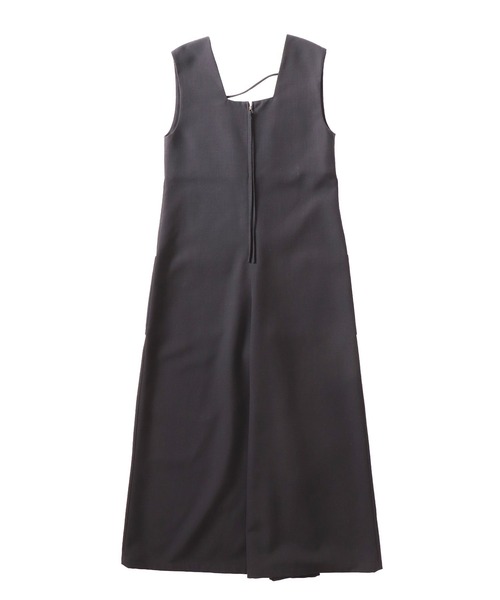 DRESSLAVE（ドレスレイブ）の「square neck boxy all in one(スクエアネックボクシーオールインワン)（つなぎ/オールインワン・レディース・ブラウン/グレー・38）」の2枚目の写真