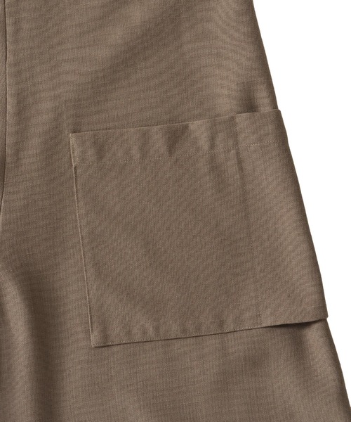 DRESSLAVE（ドレスレイブ）の「square neck boxy all in one(スクエアネックボクシーオールインワン)（つなぎ/オールインワン・レディース・ブラウン/グレー・38）」の12枚目の写真