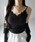me+em select�i�~�[���Z���N�g�j�́u�y �Scolor �^�J�b�v�t �z���[�X�h�b�L���O���u�L���~�\�[�� �^lace docking ribbed camisole�i�L���~�\�[���j�v�b�u���b�N