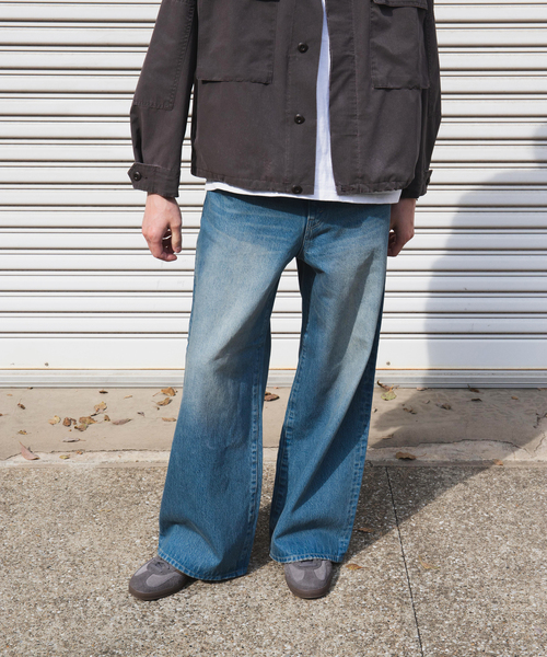 JOURNAL STANDARD（ジャーナルスタンダード）の「デニム キャノン 5ポケット フェード グレー染（デニムパンツ・メンズ・チャコールグレー/ネイビー/ブルー系その他・SMALL/MEDIUM/LARGE）」の8枚目の写真
