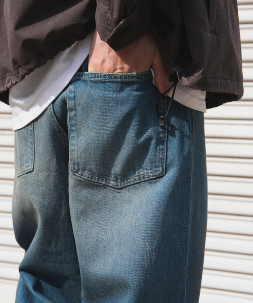 JOURNAL STANDARD（ジャーナルスタンダード）の「デニム キャノン 5ポケット フェード グレー染（デニムパンツ・メンズ・チャコールグレー/ネイビー/ブルー系その他・SMALL/MEDIUM/LARGE）」の10枚目の写真