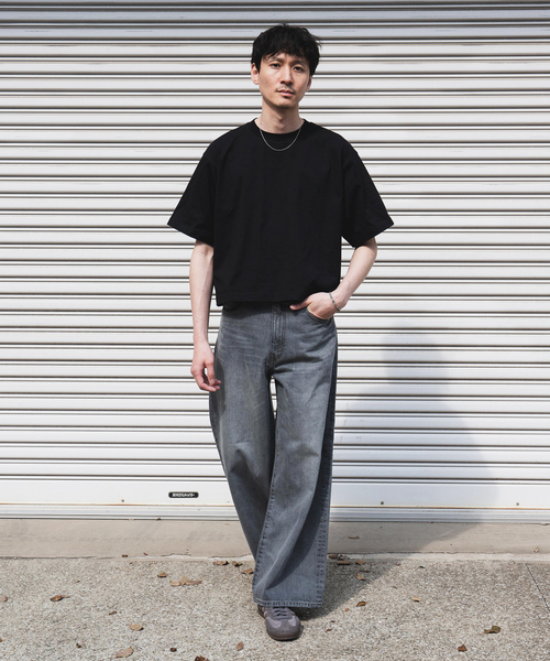 デニム キャノン 5ポケット フェード グレー染（デニムパンツ