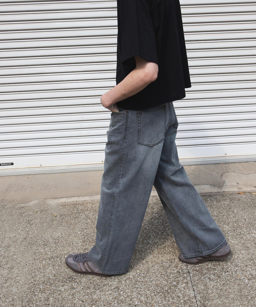 JOURNAL STANDARD（ジャーナルスタンダード）の「デニム キャノン 5ポケット フェード グレー染（デニムパンツ・メンズ・チャコールグレー/ネイビー/ブルー系その他・SMALL/MEDIUM/LARGE）」の17枚目の写真