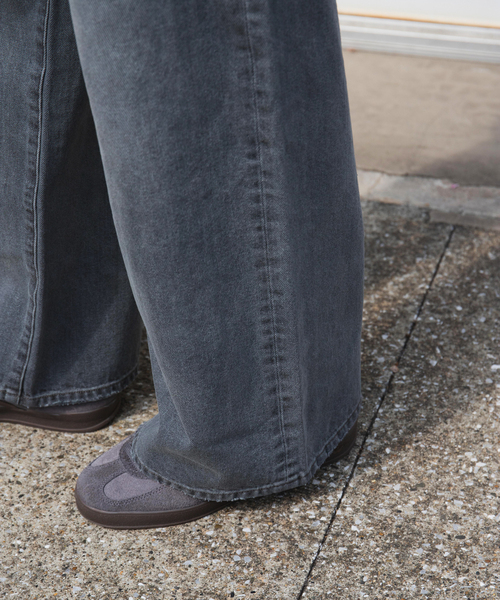 JOURNAL STANDARD（ジャーナルスタンダード）の「デニム キャノン 5ポケット フェード グレー染（デニムパンツ・メンズ・チャコールグレー/ネイビー/ブルー系その他・SMALL/MEDIUM/LARGE）」の21枚目の写真
