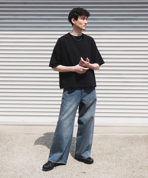 JOURNAL STANDARD（ジャーナルスタンダード）の「デニム キャノン 5ポケット フェード グレー染（デニムパンツ・メンズ・チャコールグレー/ネイビー/ブルー系その他・SMALL/MEDIUM/LARGE）」の22枚目の写真