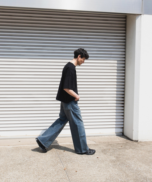 セール】デニム キャノン 5ポケット フェード グレー染（デニムパンツ