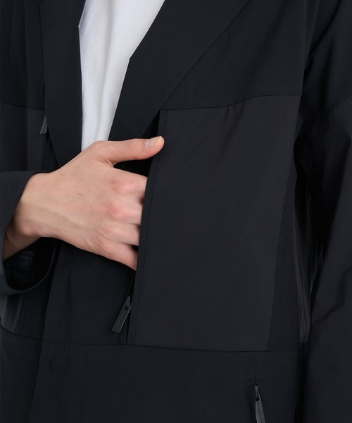 WHITE MOUNTAINEERING(ホワイトマウンテニアリング)の「【White Mountaineering / ホワイトマウンテニアリング】別注 STRETCHED HYBRID JACKET/セットアップ対応(テーラードジャケット・メンズ・ブラック・1/2/0/3)」の6枚目の写真